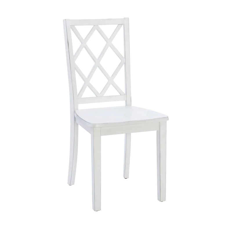 Juego de comedor de 5 piezas Harrow estilo casa de campo blanco