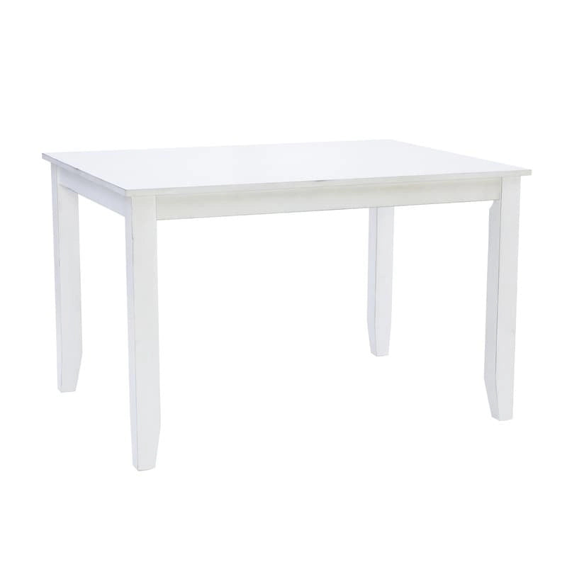 Juego de comedor de 5 piezas Harrow estilo casa de campo blanco