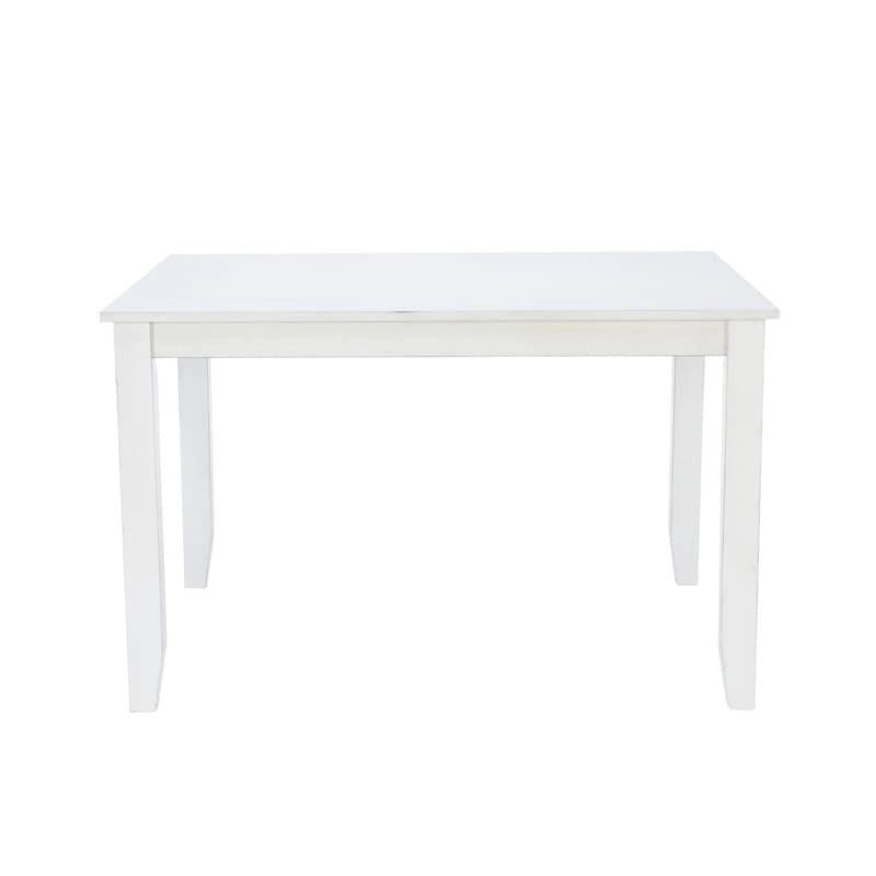 Juego de comedor de 5 piezas Harrow estilo casa de campo blanco