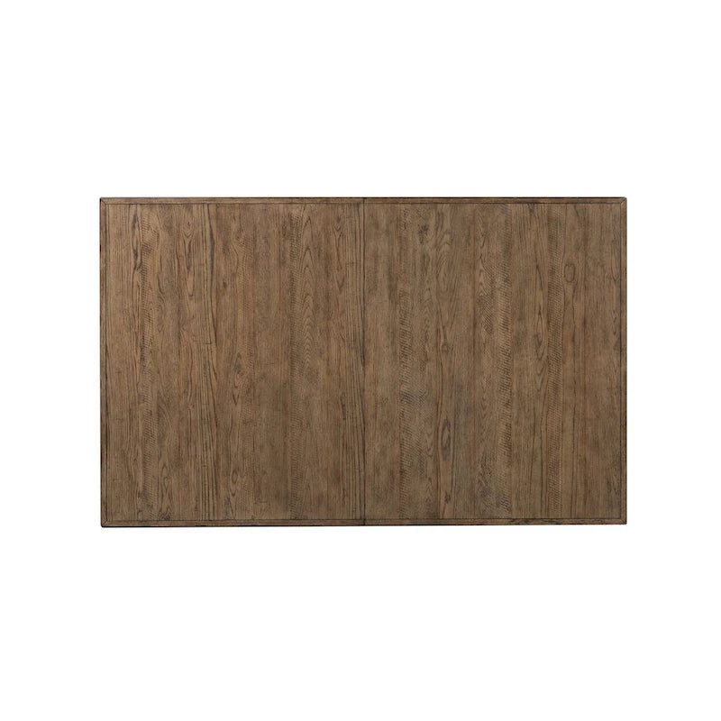 Mesa de comedor rectangular con acabado de pizarra negra con extensión – Capacidad hasta para 8 personas