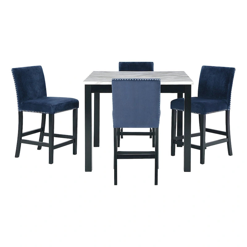 Juego de mesa de barra cuadrada Ashley Furniture Cranderlyn (juego de 5)