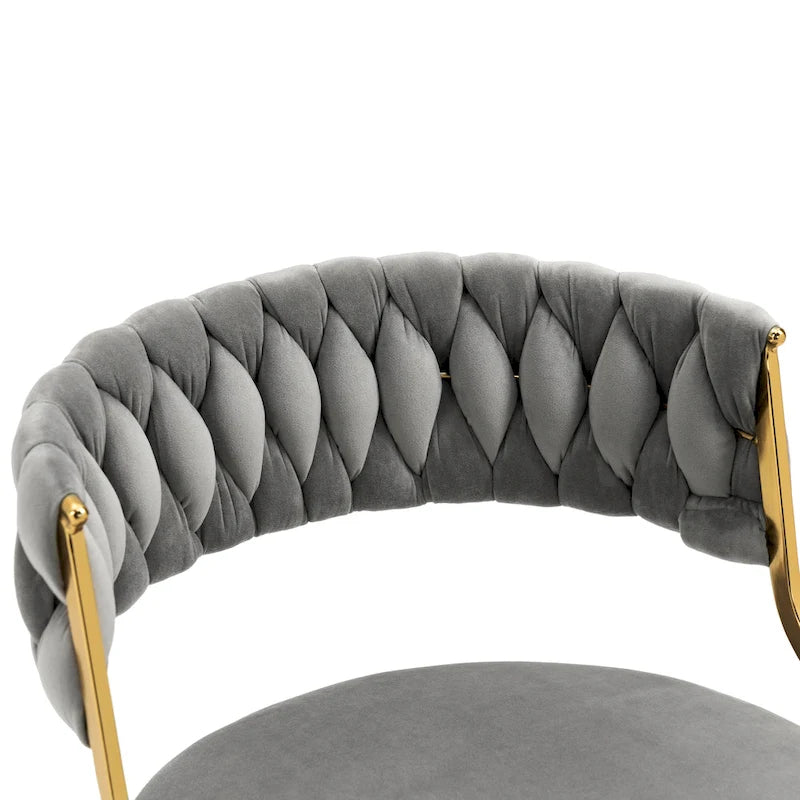 Sillas de comedor de terciopelo modernas, juego de 4
