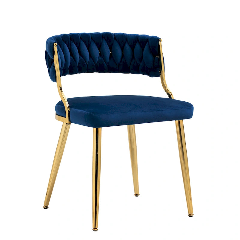 Sillas de comedor de terciopelo modernas, juego de 4