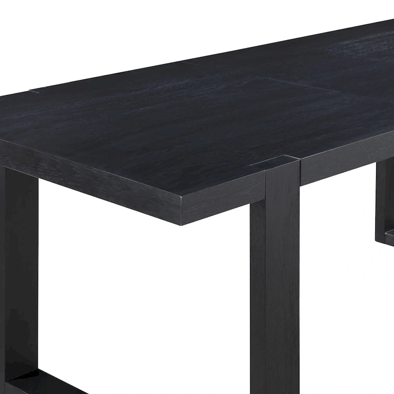 Juego de comedor moderno de 7 piezas Steve Silver Yantis a la altura del mostrador