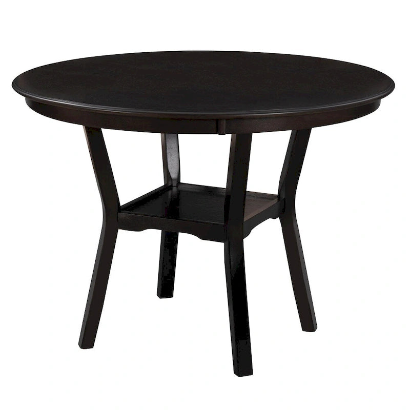 Juego de mesa de comedor de cocina de 5 piezas con 4 sillas tapizadas