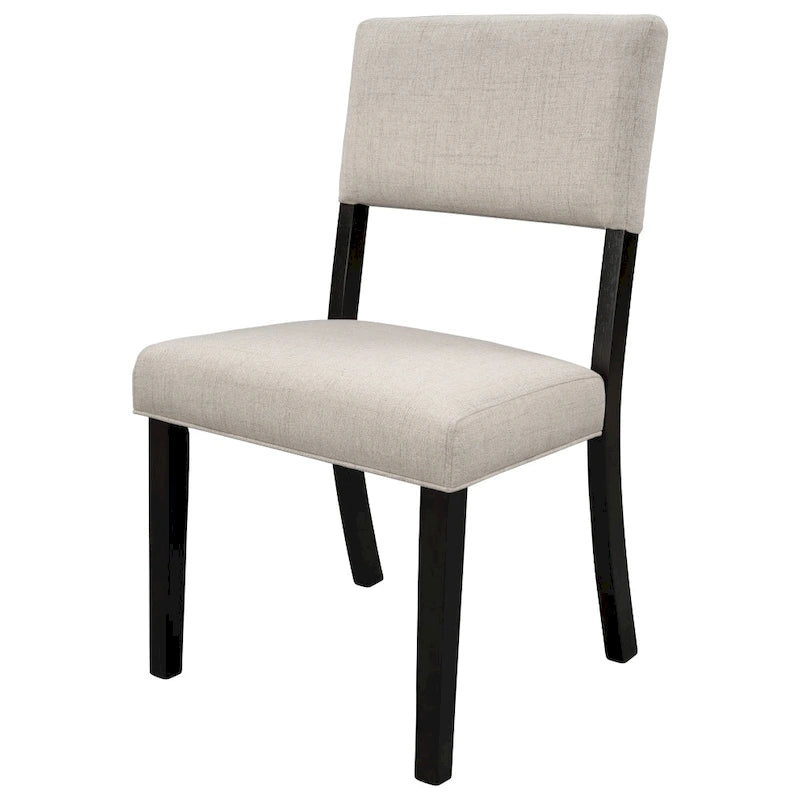 Juego de mesa de comedor de cocina de 5 piezas con 4 sillas tapizadas