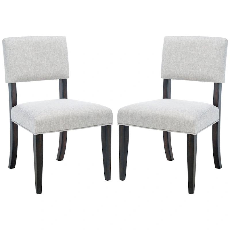 Sillas de Comedor de Madera Alcinda de SAFAVIEH Couture (Juego de 2) - 21 An x 20.5 L x 34.75 Al - 21 An x 24 Prof x 35 Al