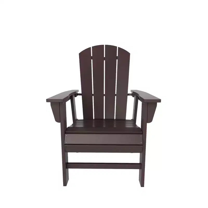 WestinTrends 5 Piece Outdoor Patio Dining Round Table and Curved Back Armchair Set