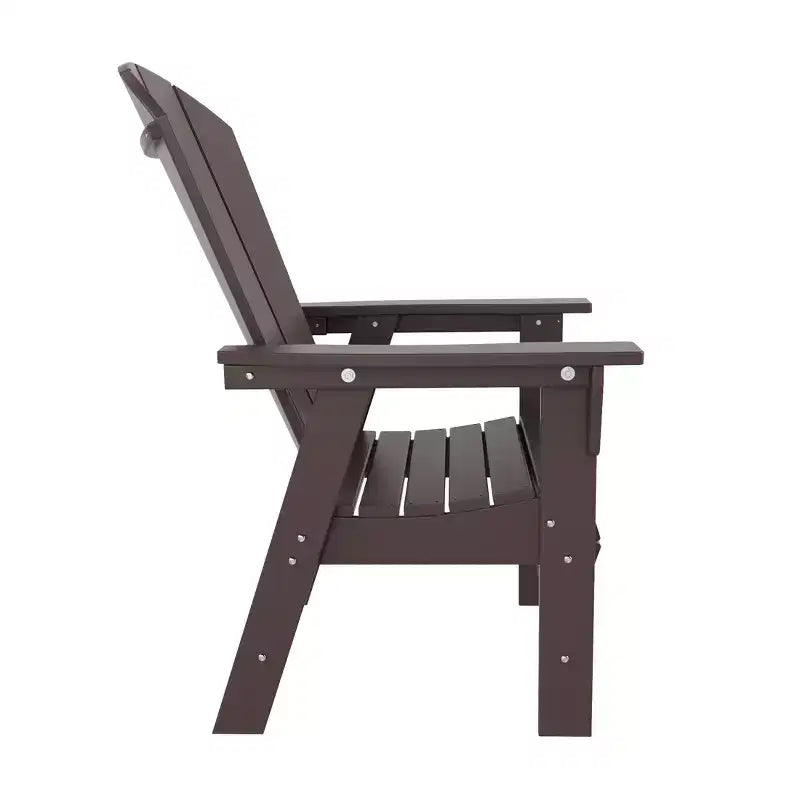 WestinTrends 5 Piece Outdoor Patio Dining Round Table and Curved Back Armchair Set