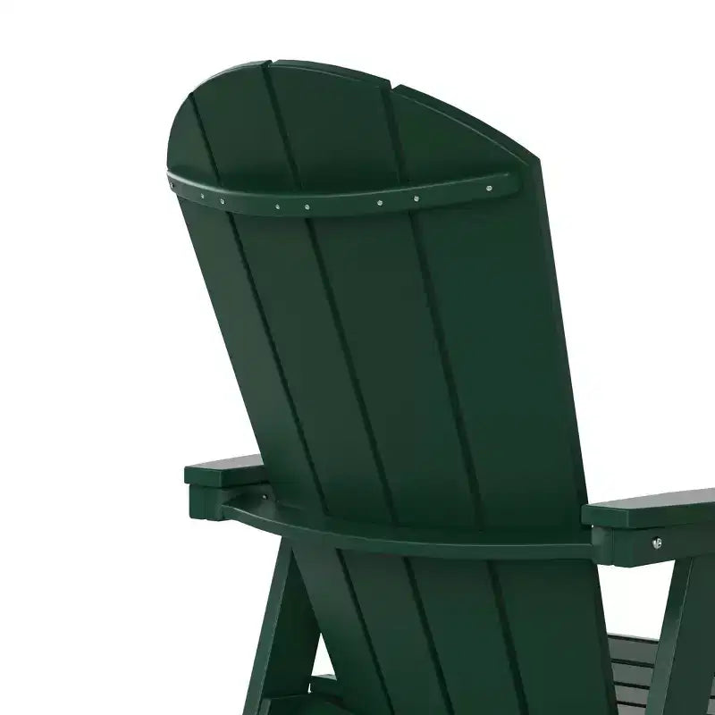 WestinTrends 5 Piece Outdoor Patio Dining Round Table and Curved Back Armchair Set