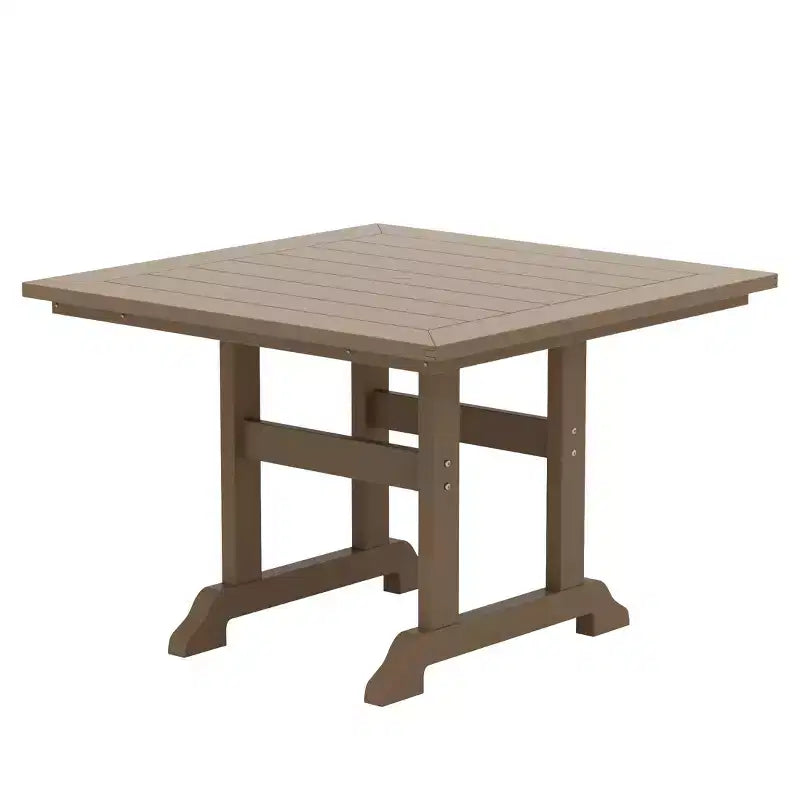 WestinTrends 5 Piece Outdoor Patio Dining Set Outdoor Square Table and Armchair Set