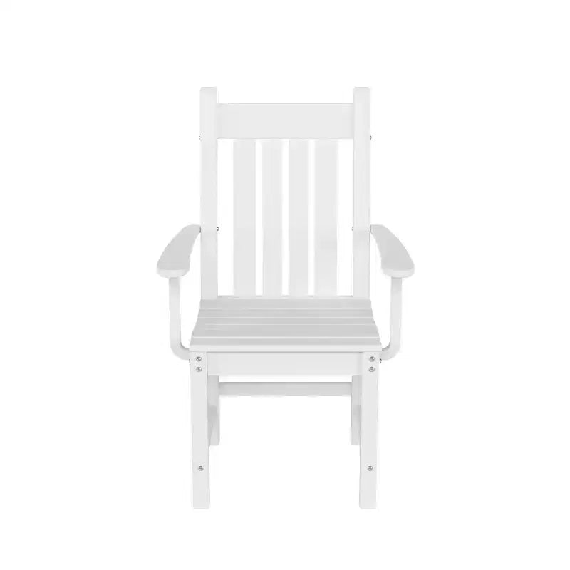WestinTrends 5 Piece Outdoor Patio Dining Set Outdoor Square Table and Armchair Set
