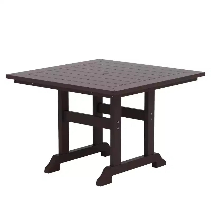 WestinTrends 5 Piece Outdoor Patio Dining Set Outdoor Square Table and Armchair Set