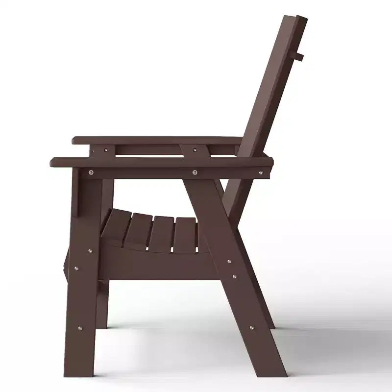 WestinTrends 5 Piece Outdoor Patio Dining Square Table and Modern Armchair Set
