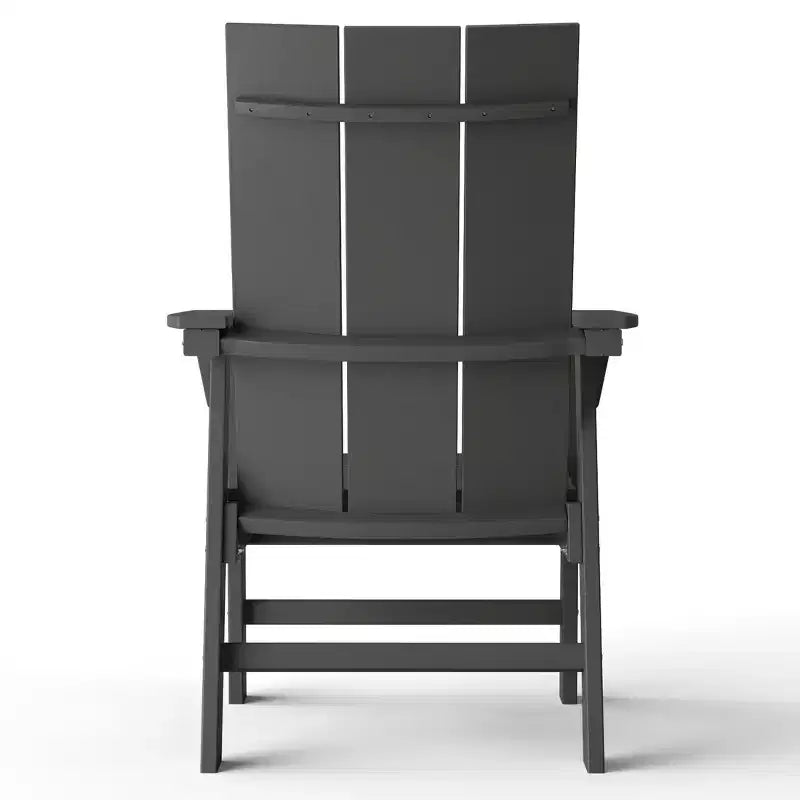 WestinTrends 5 Piece Outdoor Patio Dining Square Table and Modern Armchair Set