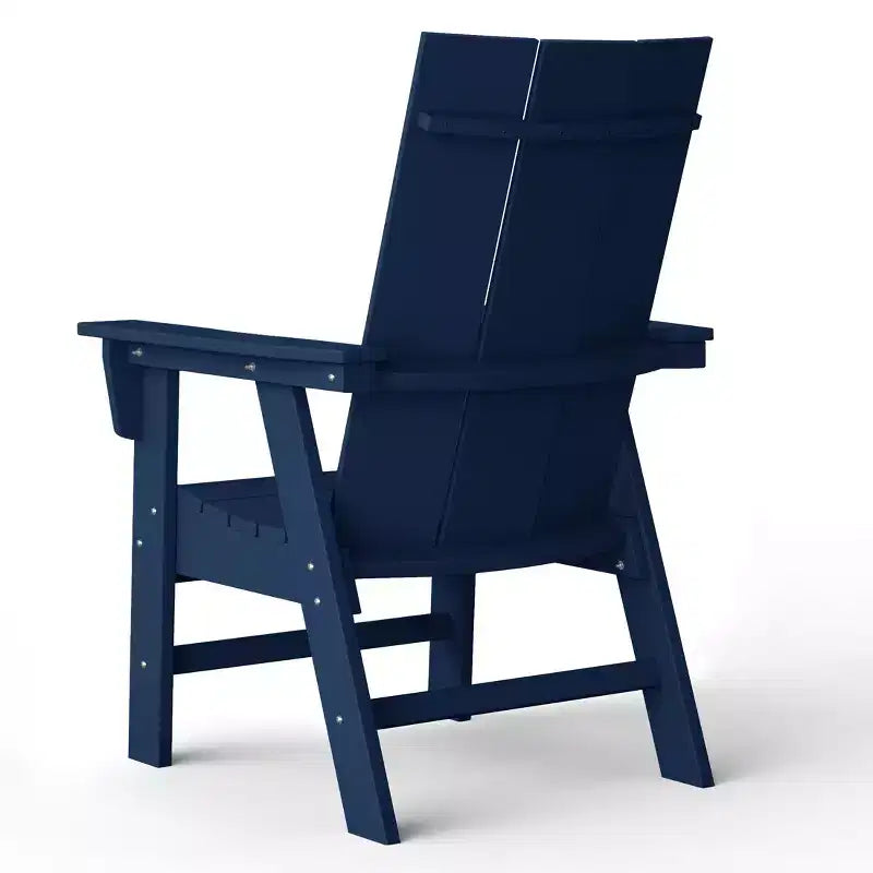 WestinTrends 5 Piece Outdoor Patio Dining Square Table and Modern Armchair Set