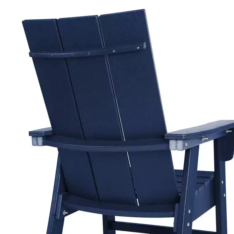 WestinTrends 5 Piece Outdoor Patio Dining Square Table and Modern Armchair Set