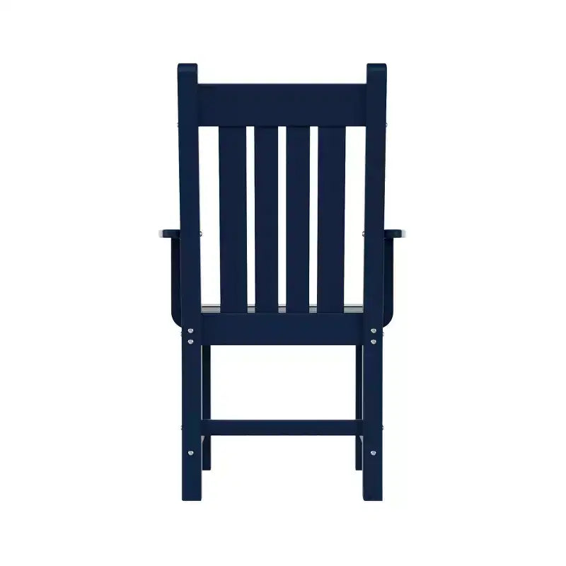 WestinTrends Malibu 7 Piece Outdoor Patio Dining Set Outdoor Dining Table with Dining Chair, Navy Blue