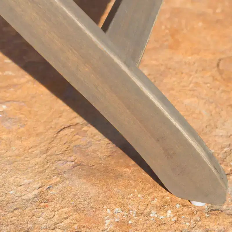 Ensemble de salle à manger pliant GDFStudio Rabion d'extérieur 5 pièces en bois d'acacia, gris