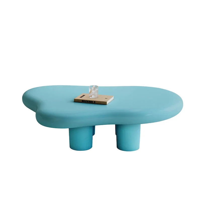 48.5 Modern Cloud Shape 4 Legs Coffee Table