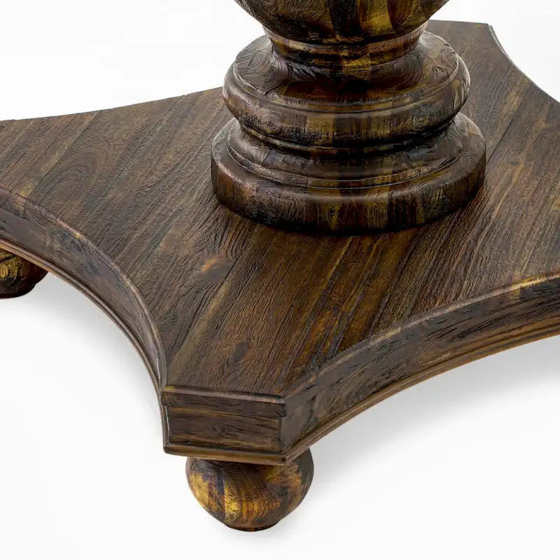 East West Furniture Juego de mesa de comedor - una mesa de comedor y sillas de tela de lino Limelight, Jacobean envejecido (opción de piezas)