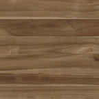 Mesa de comedor rectangular de acacia natural/blanco roto con patas acampanadas, para 6 personas