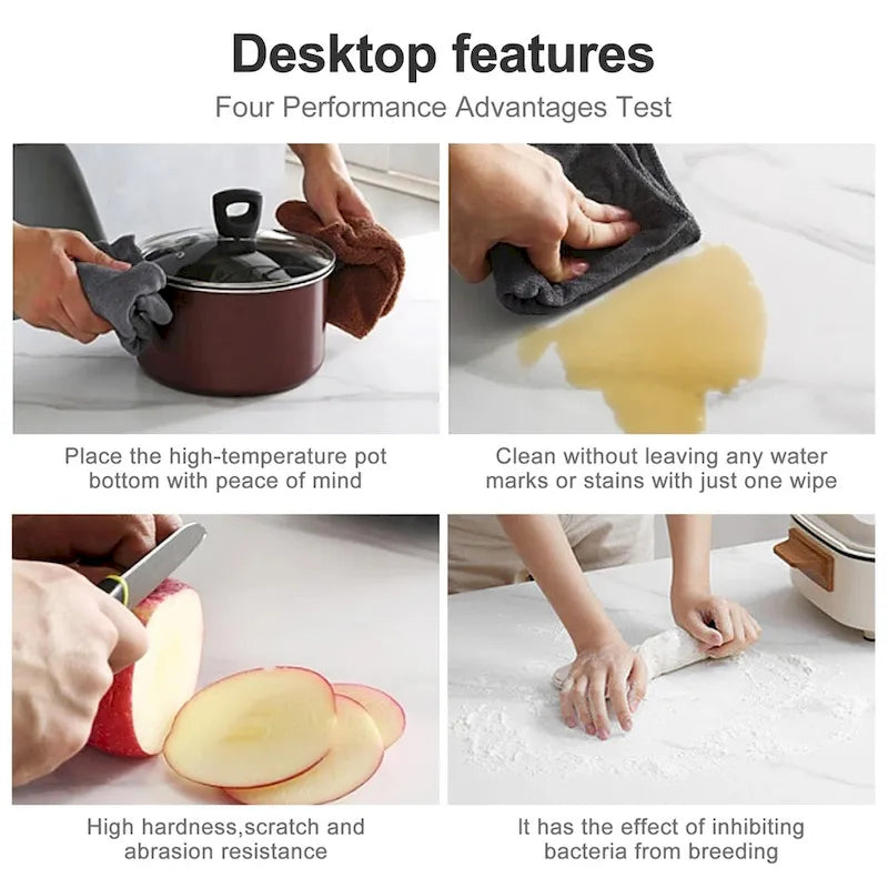 Juego de comedor moderno minimalista de 9 piezas con superficie extensible de piedra sinterizada de 240 cm y 8 sillas de tela