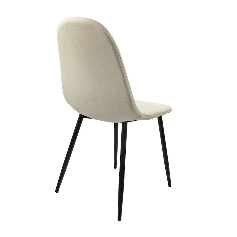 Sillas de Comedor Modernas con Patas Metálicas (Juego de 4) - N/A