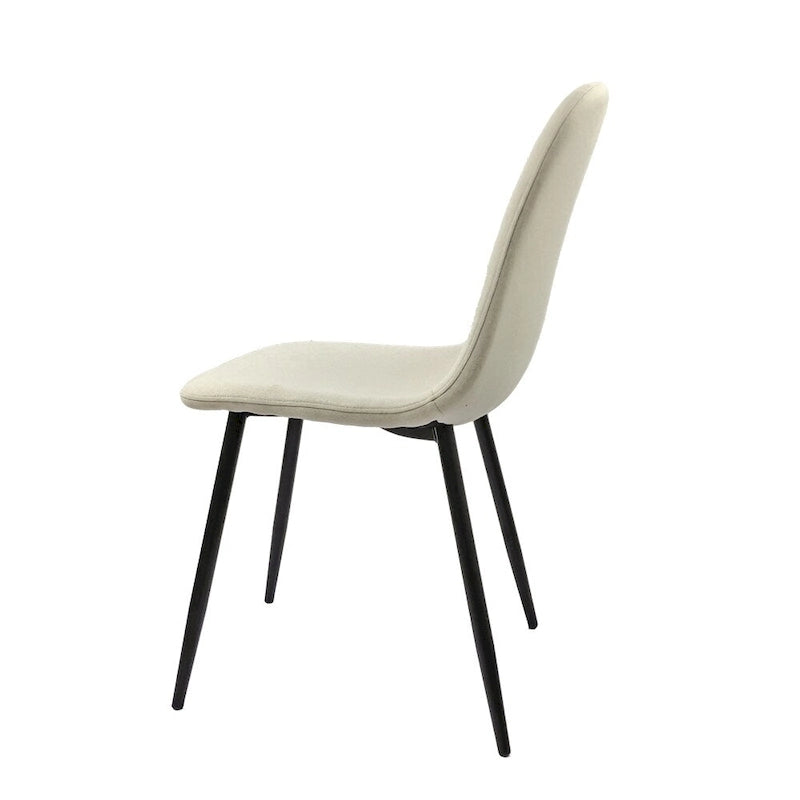 Sillas de Comedor Modernas con Patas Metálicas (Juego de 4) - N/A