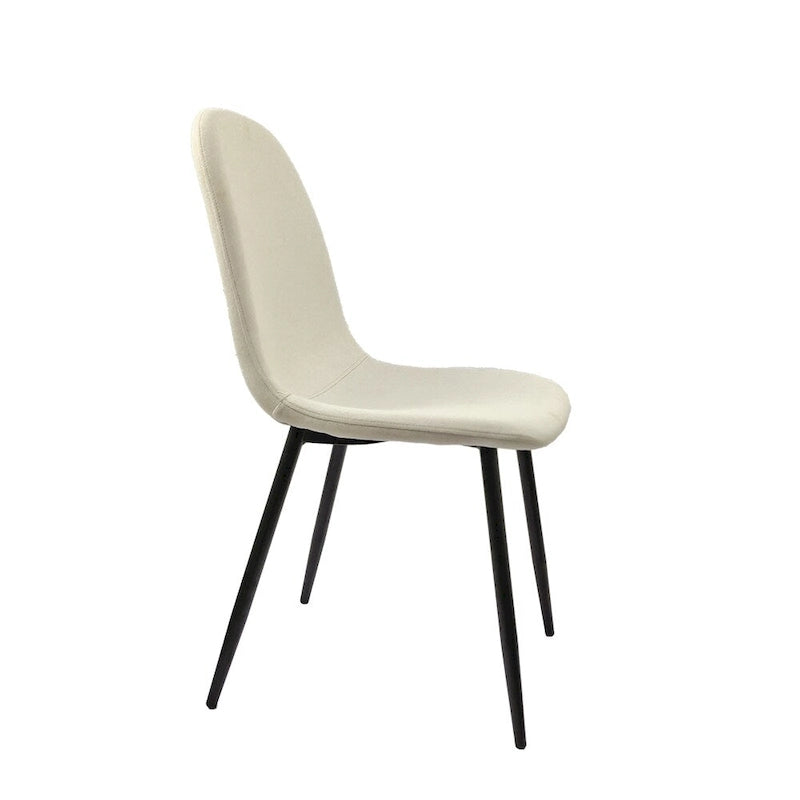Sillas de Comedor Modernas con Patas Metálicas (Juego de 4) - N/A