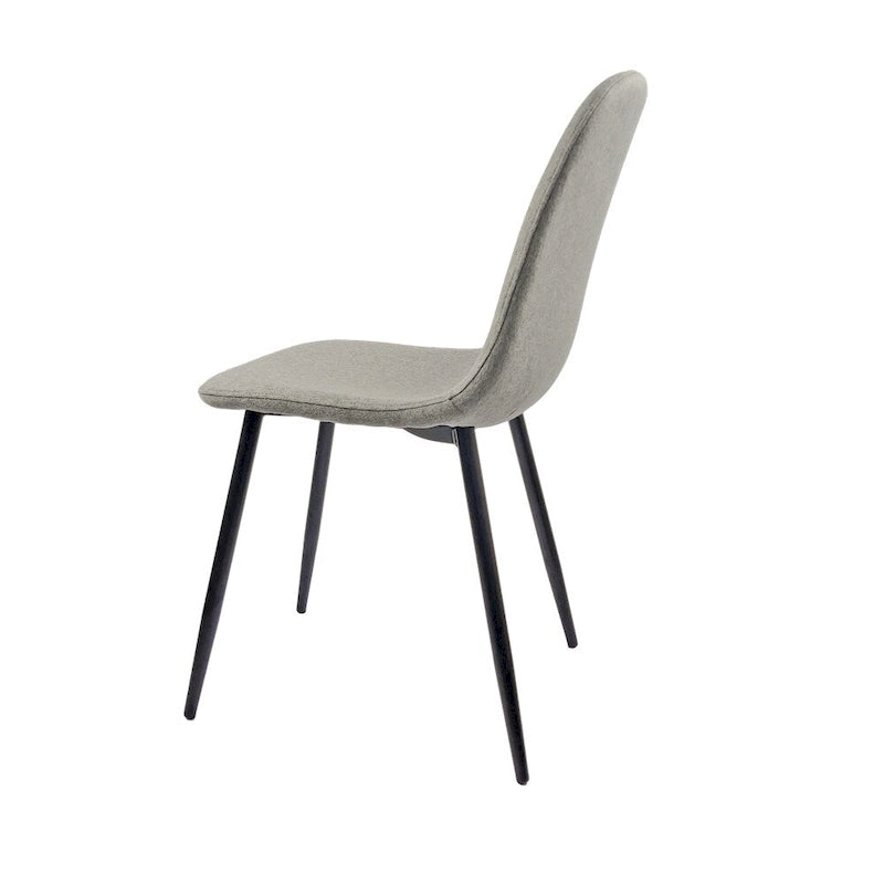 Sillas de Comedor Modernas con Patas Metálicas (Juego de 4) - N/A