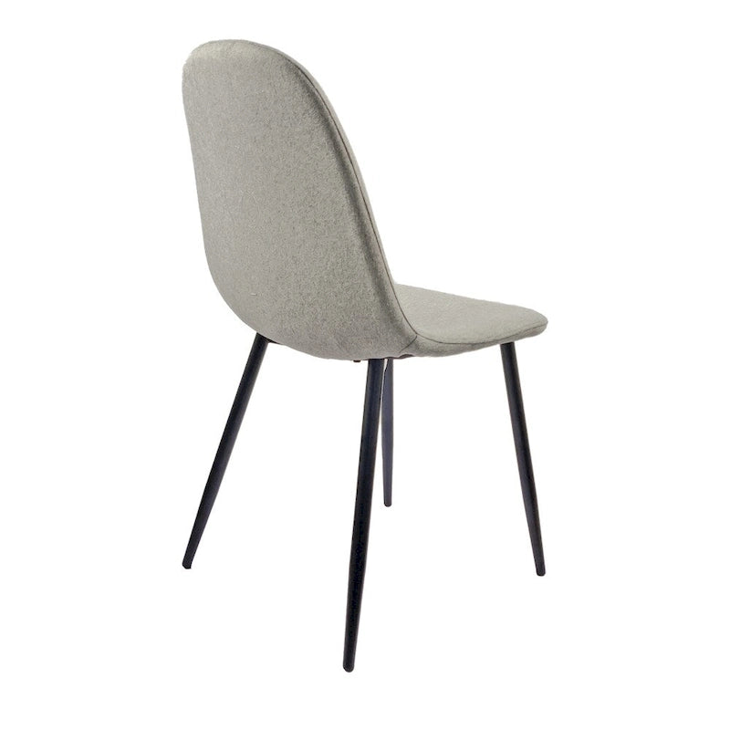 Sillas de Comedor Modernas con Patas Metálicas (Juego de 4) - N/A
