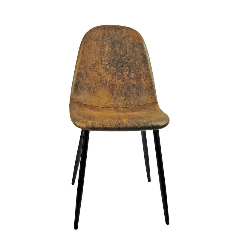 Sillas de Comedor Modernas con Patas Metálicas (Juego de 4) - N/A