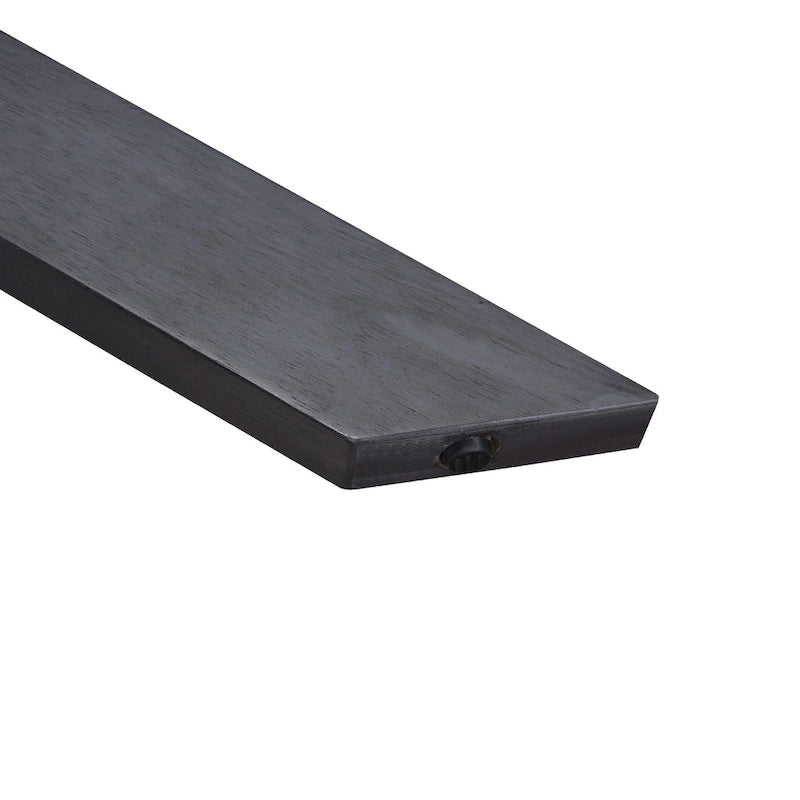 Mesa de comedor redonda gris con base en X, 42", para 4 personas