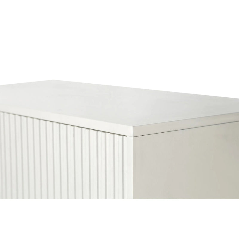 Armario de almacenamiento de 4 puertas blanco/azul marino con estantes ajustables – Requiere montaje entre 2 personas