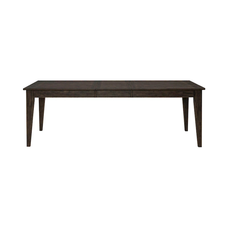 Juego de mesa rectangular rústica marrón Midland Falls de 6 piezas
