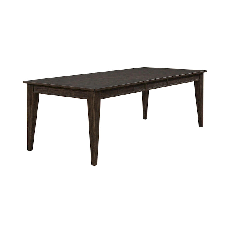 Juego de mesa rectangular rústica marrón Midland Falls de 6 piezas
