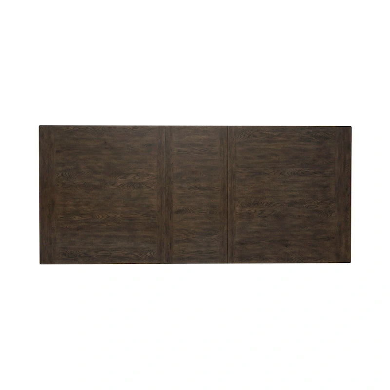 Juego de mesa rectangular rústica marrón Midland Falls de 6 piezas