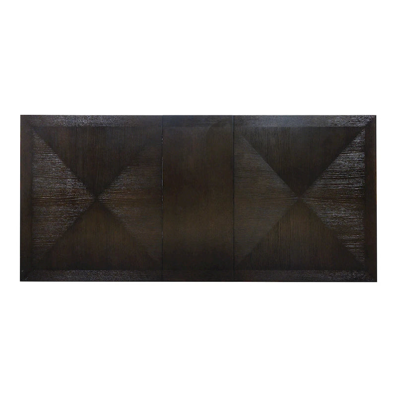Mesa de comedor extensible de madera de 90 pulgadas Chase Modern de Furniture of America con extensión de 18 pulgadas