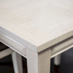 Mesa de comedor extensible de madera de 90 pulgadas Chase Modern de Furniture of America con extensión de 18 pulgadas