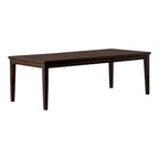 Mesa de comedor extensible de madera de 90 pulgadas Chase Modern de Furniture of America con extensión de 18 pulgadas