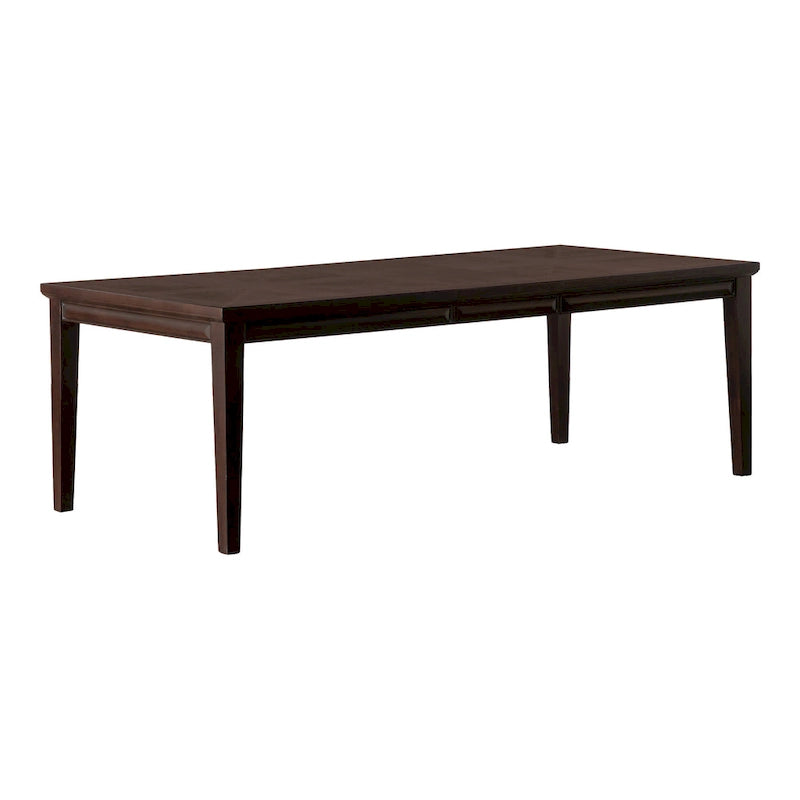 Mesa de comedor extensible de madera de 90 pulgadas Chase Modern de Furniture of America con extensión de 18 pulgadas