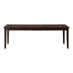 Mesa de comedor extensible de madera de 90 pulgadas Chase Modern de Furniture of America con extensión de 18 pulgadas