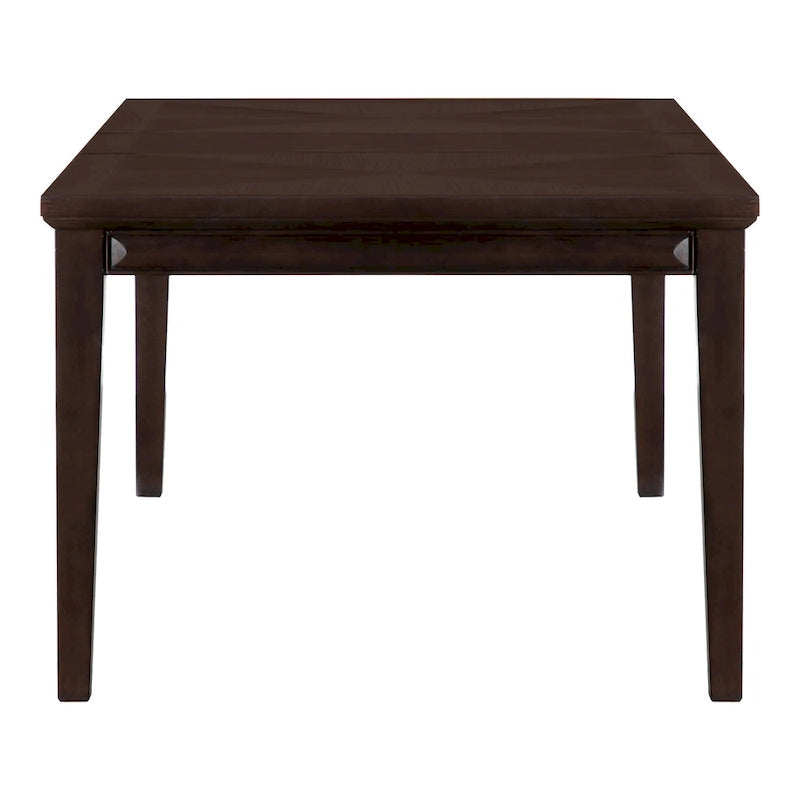 Mesa de comedor extensible de madera de 90 pulgadas Chase Modern de Furniture of America con extensión de 18 pulgadas