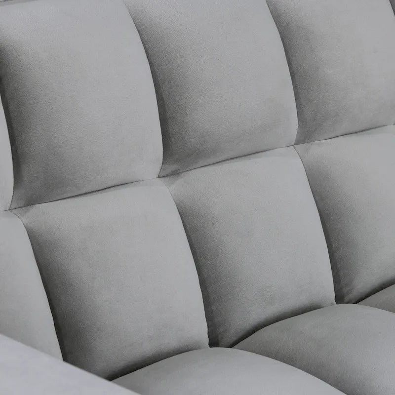 Classic 55 Width Pull Out Tufted Convertible Loveseat Sleeper Sofa Bed - 55W x 68L x 20H