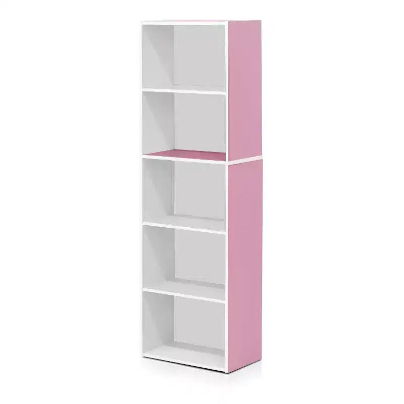 Furinno 5-Cube Reversible Bookcase Open Shelf Dispaly Rack Horizontal Vertical