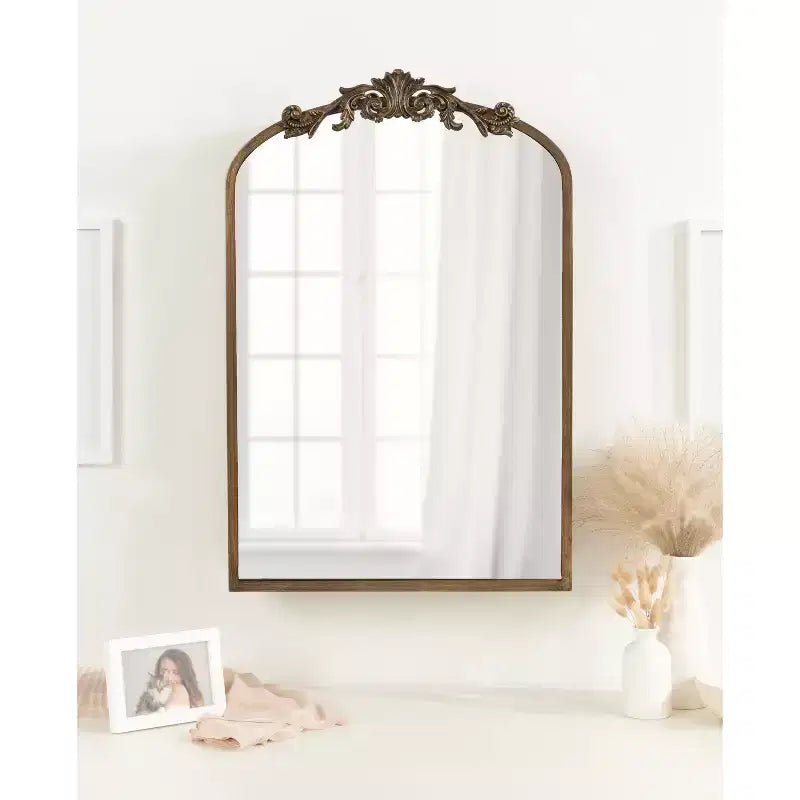 Armoire à bijoux avec miroir Kate & Laurel All Things Decor, modèle Arendahl, en MDF, 20 x 6 x 30, doré