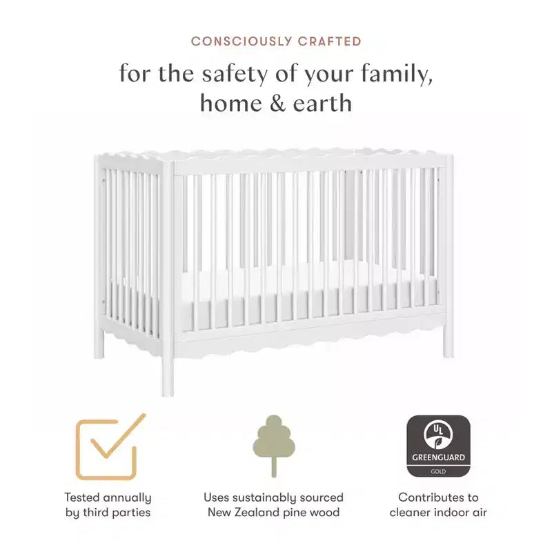 Babyletto Swell 4-in-1 Convertible Crib with Toddler Bed Conversion Kit