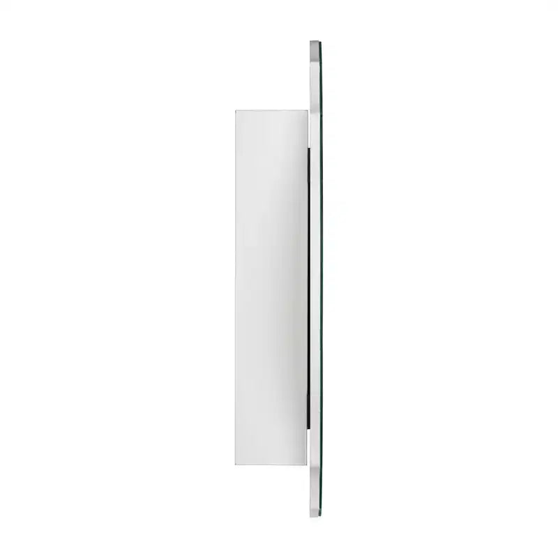 Armoire à pharmacie murale avec miroir 20 po L x 30 po H, sans cadre, biseautée, avec arc irrégulier