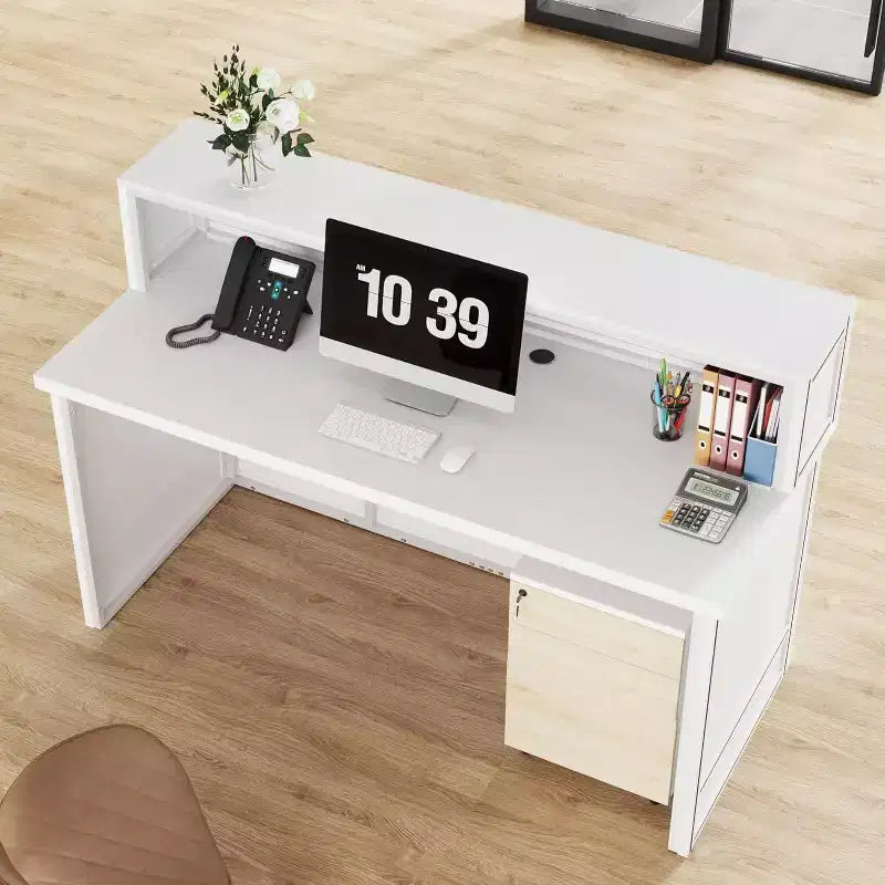 Lantine Reception Desk with Counter